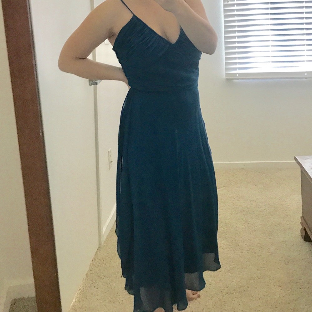 BCBG Peacock Blue Formal Dress